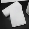 26 * 26 cm Donne Plain White Square Fazzoletti Asciugamani da sposa Matrimonio fai da te Cotone sottile Tovagliolo Hankies