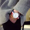 2020 NUOVA vigilanza di modo delle donne casual cinturino in nylon quadrante semplice amanti orologi al quarzo studenti orologio orologio da polso vestito Reloj Mujer2166