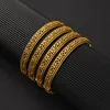 Pulseira Dubai Gold Bangles Casamento Pulseira Mulheres Africano Marrocos Famoso Charme Marca Etíope Dedo Havaiano Jóias Noivas Melv22