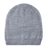Unisex tenere al caldo cappelli invernali per uomo berretti di lana lavorati a maglia cofano casual doppio strato gorro più berretto di velluto donna berretti hip hop Y21111