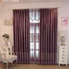 Curtain & Drapes Custom European Style Flannel Embossed Embroidered Blackout Screen Curtains For Living Dining Room Bedroom