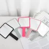 Handle Mirror Square Makeup Mirror Handheld Compact Mirrors SPA Salon Makeup Vanity Mirror accept your logo3602500