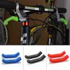 1 Pair Mountain Bike Handle Bar Grip Wrap Bicycle Brake Lever Nonslip Silicone Cover Protector Removable Handlebar Grip Cover2947000