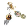 Sublimazione Collana Blanks Ciondolo Ala d'angelo Collane Decorazione Hanging Charm Ornamenti Accessori per gioielli YYFA217