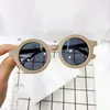 Kids Sunglasses Retro Round Frame Sun Glasses Girls Eyeglasses UV400 Beach Children Eyewear Fashion Gifts 8 Colors BT6500