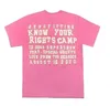 Men's T-Shirts Men And Women PINK BLACK WHITE BLUE T-shirt Foam Print CPFM.XYZ FOR FROST