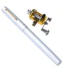 Pen Rod Pocket Ice Portable 1 meter Mini Spinning Wheel Telescopic Pocket Fishing Rod Present Fiske Gear Tillverkare