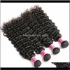 Zhifan Brazylijczyk 1030inch Afro Głębokie Kręcone Wave Bulk Human Machine Wefts for Black Women Braiding HFU5G Bulks Olezv