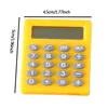 Student Electronic Mini Calculators Multifunction Pocket Count Calculator Solid Color Plastic Portable Office School Supplies BH5063 WLY