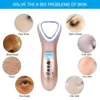Mini massageador de martelo frio LED Light Pon Therapy Ultrasonic Crioterapia Vibração Face Lift Pore Shrink Skin Care Machine2466693
