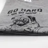 100% Algodão Casual Pug Life Mens Camisetas Forma Vá para casa ou Dura Tshirt T-shirt T-shirt 210629