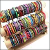 Bracelet Bracelets bijoux en gros 30/50 pièces hommes Vintage cuir manchette cadeau fête pour les femmes 210408 livraison directe 2021 405Nt