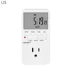 Timers EU US UK Plug Outlet Electronic Timer Socket With 220V AC Time Relay Switch Programmable Controller