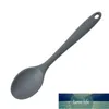 Food Grade Silicone Long-Handled Soup Spoon Tableware Solid Color Spoon Kitchen Silicone Spoon Flatware Utensils Accessories Factory price expert design Quality