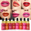 8 frascos de batons semi-permanentes Batom Korean Lips Ampoule Kit Sorum Pigmento BB Creme para Lip Gloss MTS Mesoterapia