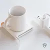 Кубки тарелки электрические чашки кофейной чашки теплые отопления коврик нагреватель для чайного молока домашняя офисная кружка быстрая регулируемая
