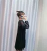 Chic Polka Dot Mini Dress Women Elegant O Neck Ruffle Pleated See Through Long Sleeve Black es Vestidos 210508