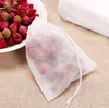 1000Pcs/Lot Tea bags Tools 9 x 10 CM Empty Scented Tea-Bags With String Heal Seal Filter Paper for Herb Loose-Tea SN3305