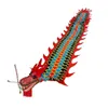 Red Yellow Chinese Dragon Dance Props Festival Party Celebration Fitness Dragons Accessoriies Supplies New Year Gift Traditional Performance