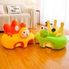 Mats Baby Sofa Support Seat Toddler Chair Creative Cartoon Cover Learning to Sitt på den fria napp utan fyllning