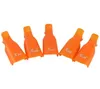 Orange Blue 2021 Plastic Nail Art Soak Off Cap Clip UV Gel Polish Remover Wrap Tool Tips för fingrar 10ppcs/set