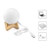 3D Lun Light Touch Sensor/Remote Control Bedroom Novelty Night Moon Lâmpada liderada para crianças da noite de Natal infantil