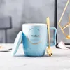 Kupalar seramik fincan ofis kahve yaratıcı kupa girly kalp su toptan hediye sevimli ve bardak