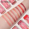 O.TWO.O Pick Me Matte Blush Cream 3-in-1 Lipstick Eye Shadow Repairing Palette Rouge Natural Peach Contouring