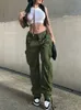 Tawnie Y2K Cargo Baggy Pants 가을 스트리트웨어 요정 오버 사이즈 바지 빈티지 캐주얼 한 느슨한 스웨트 팬츠 220727