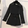 Short Windbreaker Women's 2022 Autumn Fashion Small Man And Large Size Show High British Wind Jacket Trend 166 Trench Coats