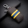 Keychains 디자인 가죽 자동차 키 커버 Renault Kadjar Captur Clio Megane 2 3 4 RS Koleos Logan Scenic Card Case Keychain 케이스 5849094