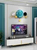 Wandklokken woonkamer klok smeedijzeren tv achtergrond decoratie digitaal stil mechanisme dineren horloge decor