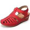 Women Sandals Summer Shoes Women بالإضافة إلى حجم 44 كعب الصنادل للأوتاد Chaussure Women Gladiator Platfor