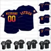 Week-end des joueurs 2021 All Black Fashion Houston Jersey Springer Alex Bregman 27 Jose Altuve Zack Greinke Maillots Justin Verlander Yuli Gurriel