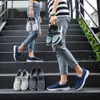 2021 Womens Mens Trainer Size 46 Sports Running Shoes Gray Black Blue Red White Sunmmer Thick-soled Flat Runners Sneakers Code: 12-7696