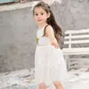 Bébé filles robe d'été enfants vêtements fête enfants vêtements blanc / noir princesse mignon belle étoile robe de bal tutu fille robes Q0716