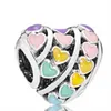 Fit Originele Pandora Charm Armband Ketting DIY Vrouwen Sieraden Nieuwe Zilveren Kleur Kraal Roze Liefde Moeder Butterfly Bloemen Dangle Gift 2043 Q2