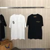 Najnowszy projektant Luxurys Męskie T Shirt Black White Khaki Off Design List Koszule Mężczyźni Kobiety Koszulki Krótki Rękaw Oversize S M L XL