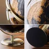 Retro World Globe Dekoration Terrestrial karta Modernt heminredning Geografi Utbildning Office Desk Tillbehör 211101