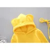 Baby coat Toddler Kids Boy clothes Hooded Cartoon 3D Ear Hoodie Sweatshirt Winter Girl Warm Tops Clothes 0-3Y 210515