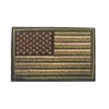 new US Flag Tactical Military Patches Gold Border American Flag On Patches Applique Jeans Fabric Sticker Patches Hat Badges EWB7722