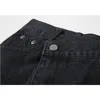 Été Jeans Shorts Femmes Gothique Harajuku Mode Y2K Taille Haute Pantalon Vintage Conception Irrégulière Denim Noir Femelle 210515
