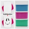 Sublimation Bento Box Boîte à Lunch pour Adultes Enfants Portable Fruits et Autres Snacks Boîtes de Rangement Camping en Plein Air Boîte Pratique Matériaux sans BPA et sans danger pour les aliments 300 ml