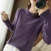 Spring and Autumn Sweater Women's Doll Collar Women's Pullover Long Sleeve T-shirt Knitted Loose Large Size Women's Top 211221