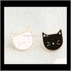 Pins Jewelry Cartoon Cute Cat Animal Enamel Brooch Pin Badge Decorative Jewelry Style Brooches For Women Gift T353 Drop Delivery Xs4Om