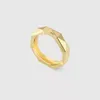 Man Woman Ring Designer Rings Brand Jewelry 2 Color Unisex Fashion Ornaments
