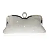 Women's Evening Bag Diamond Ring Clutch Wedding Purse and Handbag Gold Silver Party Banquet Shoulder