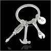 Keychains Fashion Drop Delivery 2021 If Cant Fix It No One Can" Hand Tools Keychain Daddy Rings Gift For Dad Fathers Day, Father Key Chain Ae