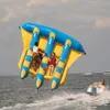 3 Rör 6 platser Vattenssport Toys Banana Boat Uppblåsbar Flyfish Flying Fish Towables Water Park Games