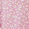 Sommar rosa klänningar spaghetti band blommig tryckta kvinnors knä längd klänningar söt semester enkel klänning 210524